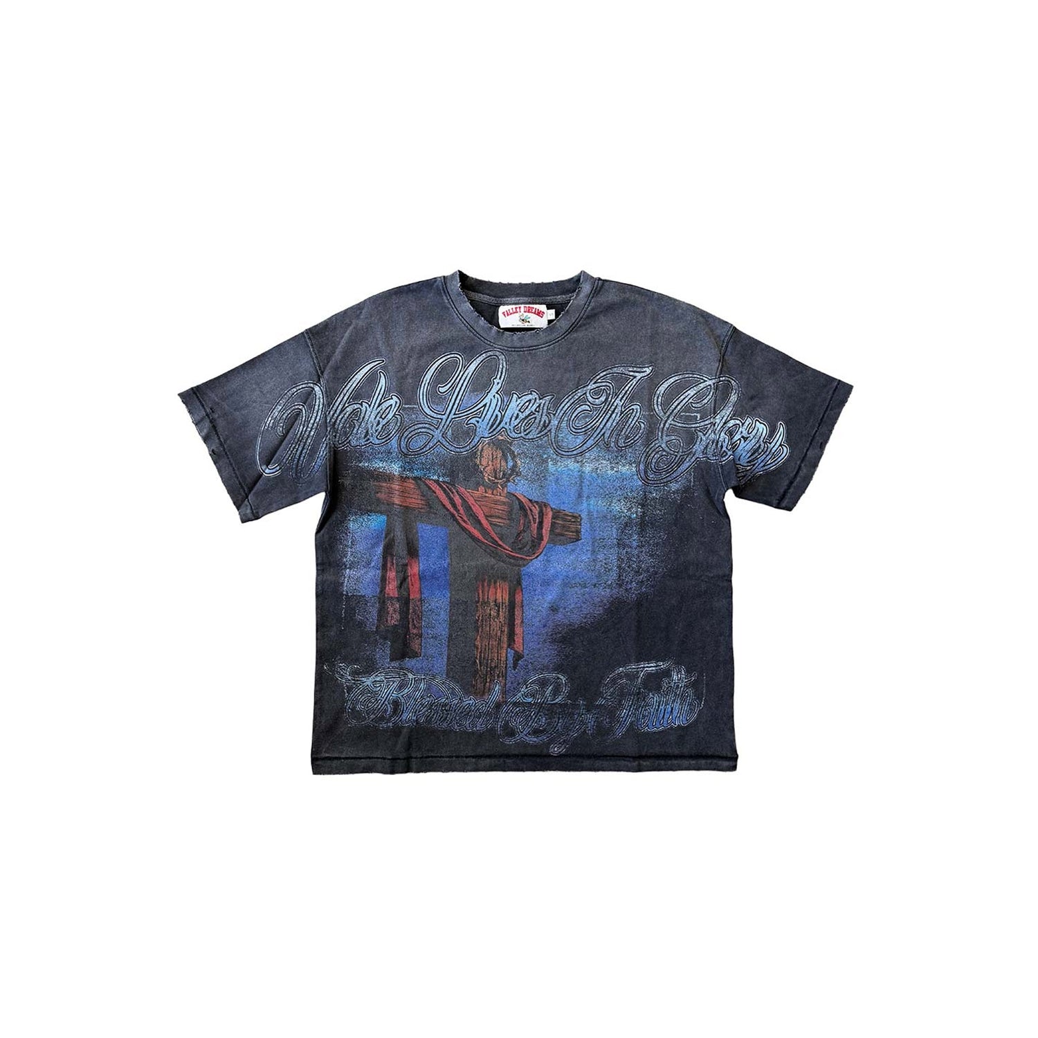 Vale Forever Vale Lives In Glory Blessed By Faith Black Tee