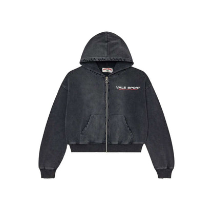 Vale Forever Staple Zip Up Hoodie Black