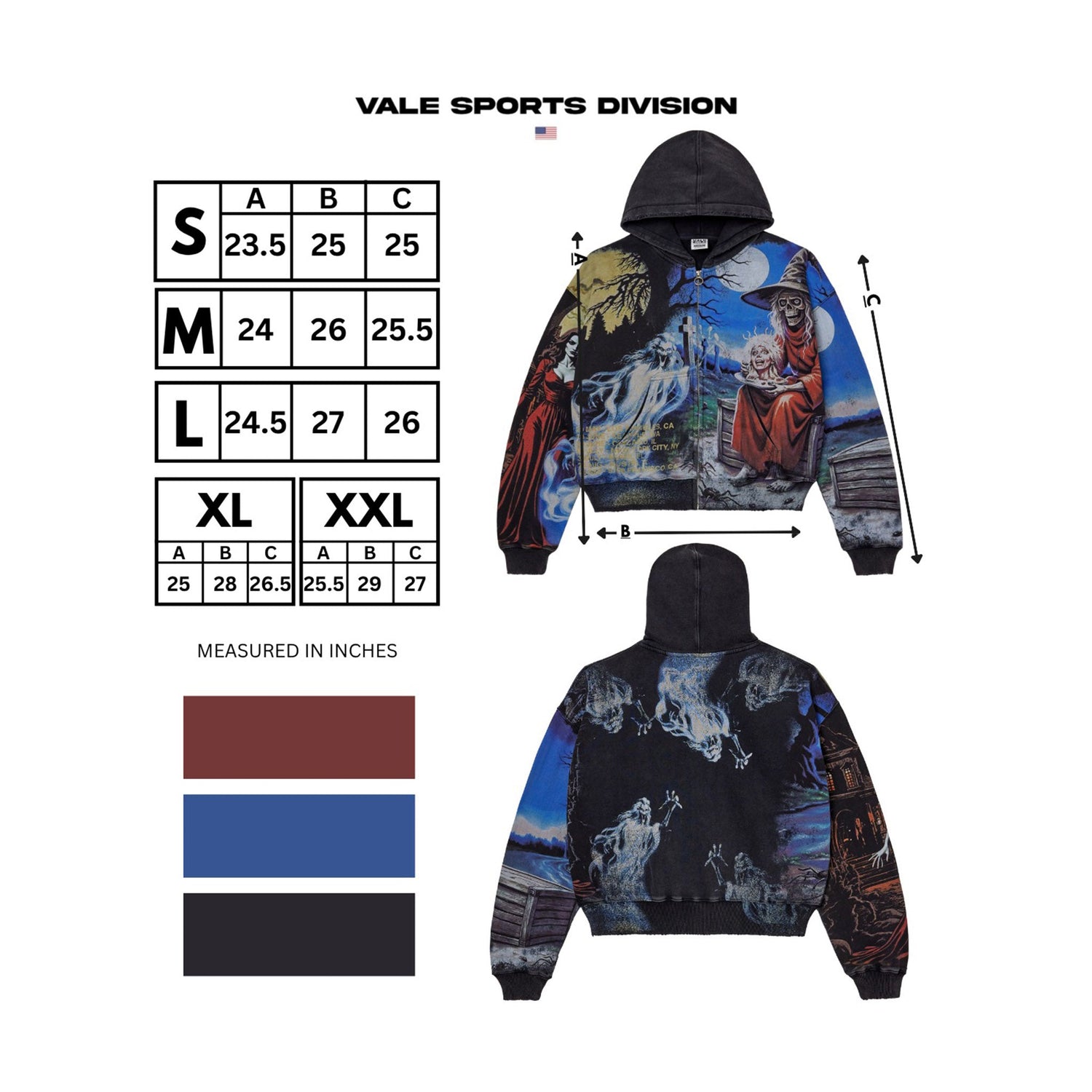Vale Forever Ether Zip Up Hoodie