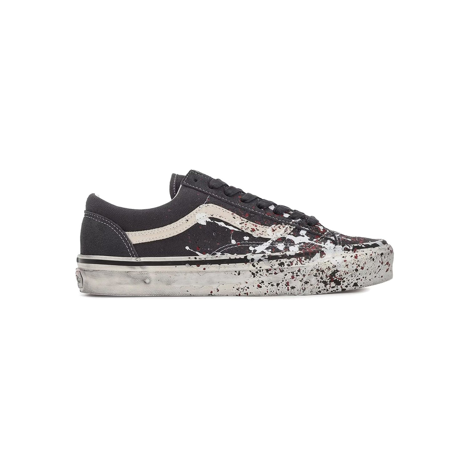 Vans Premium Old Skool 36 Paint Splatter Charcoal Grey