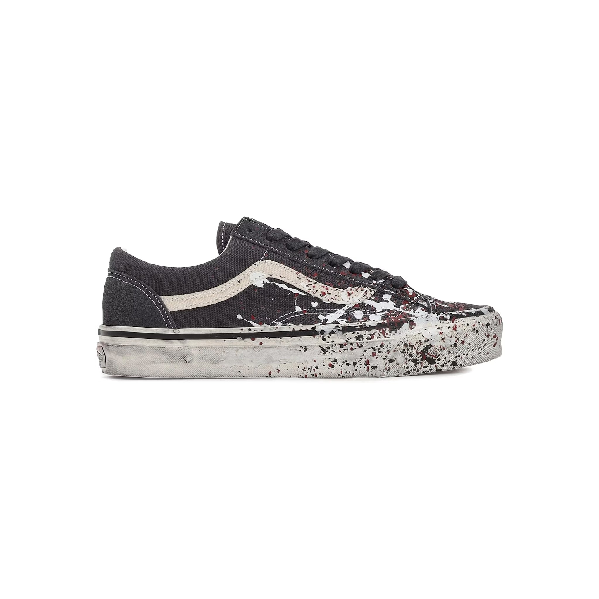 Vans Premium Old Skool 36 Paint Splatter Charcoal Grey
