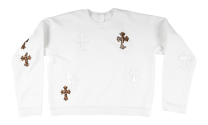 Flooded Patch Crewneck WMNS "White" CHRM1092