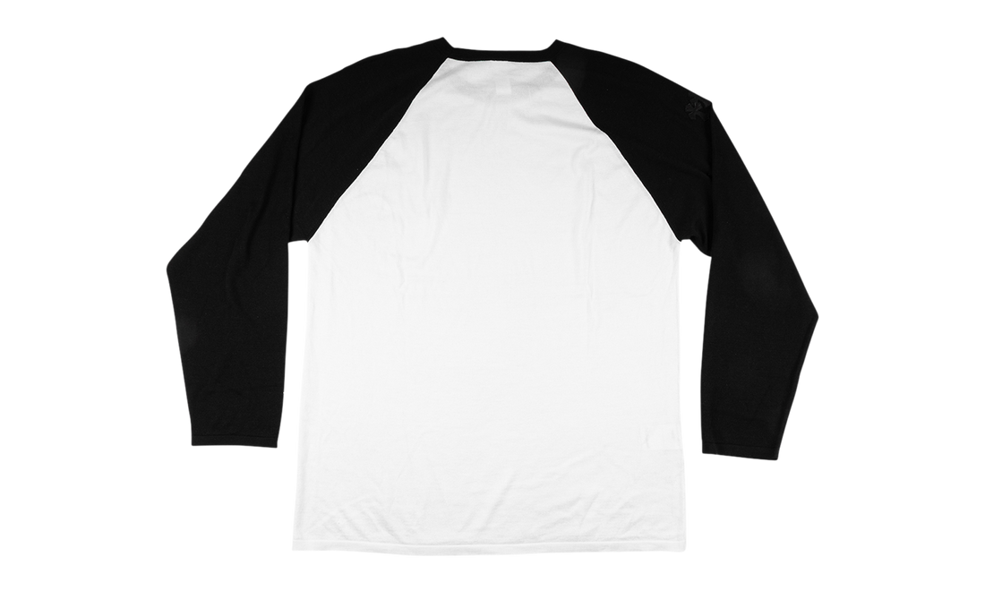 "U Mixed Emotions" 3 Cemetery Cross Patches Shirt "White / Black" CHRM1185