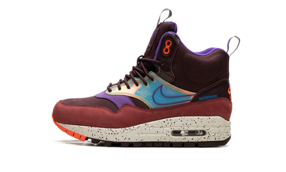 AIR MAX 1 MID SNEAKERBOOT WMNS "Deep Burgundy Iridescent" 685269 600