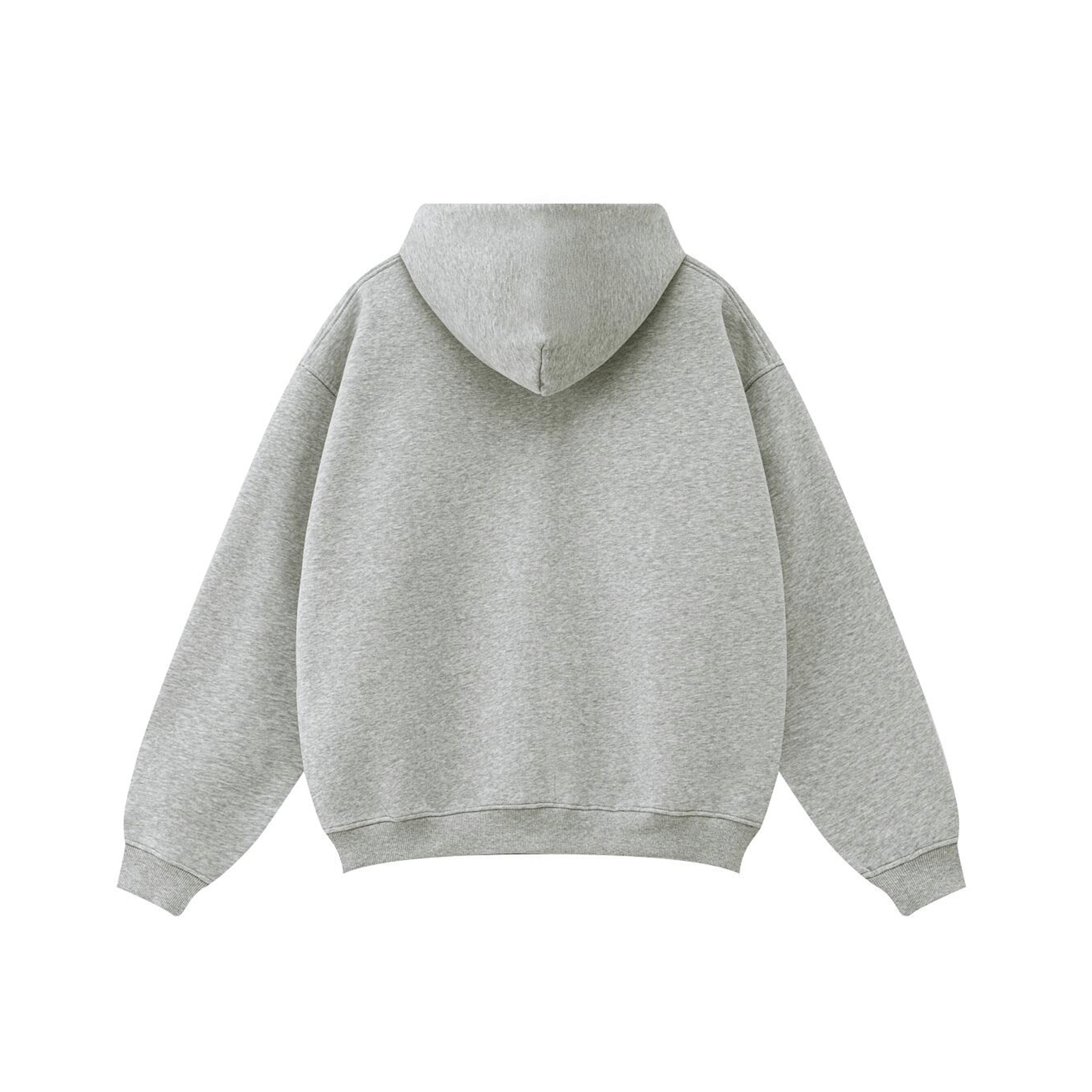 Compliments Where Do I Go? Gray Zip-Up Hoodie