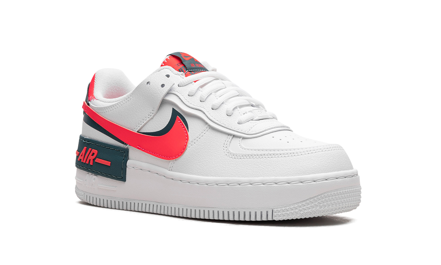 AIR FORCE 1 SHADO NMS WMNS "White Solar Red" DB3902 100