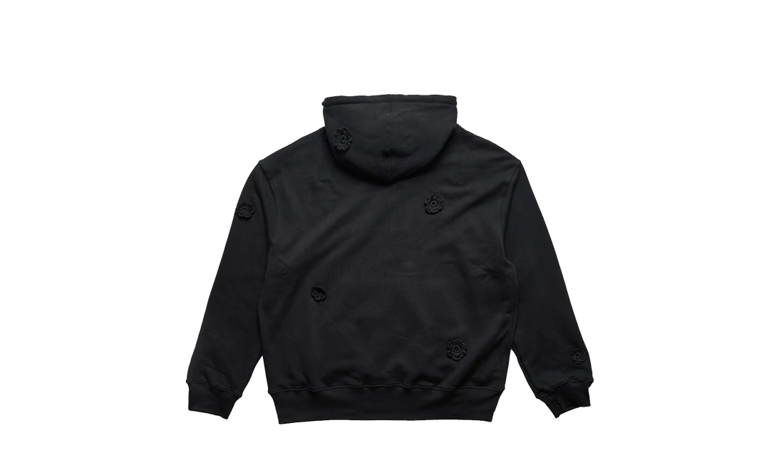"Daisy" Gym Hoodie "Black" 242MJP022DTERYBLK