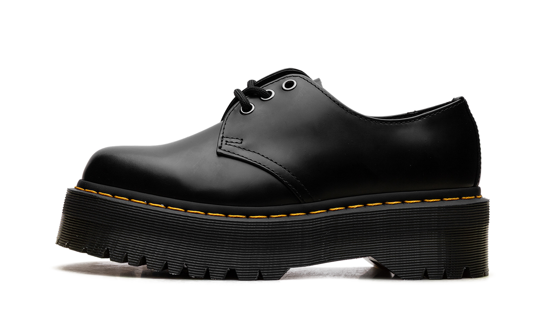 1461 Quad Polished Smooth Leather Derby "Black" 25567001