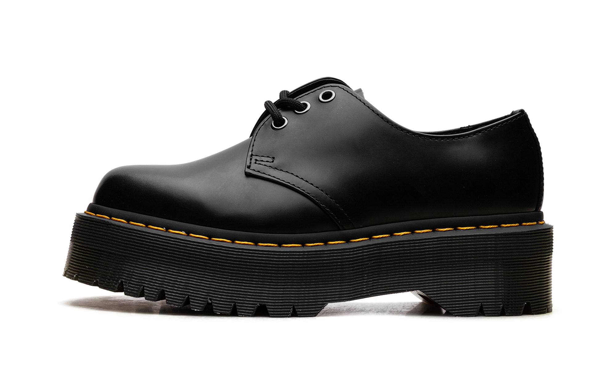 1461 Quad Polished Smooth Leather Derby "Black" 25567001