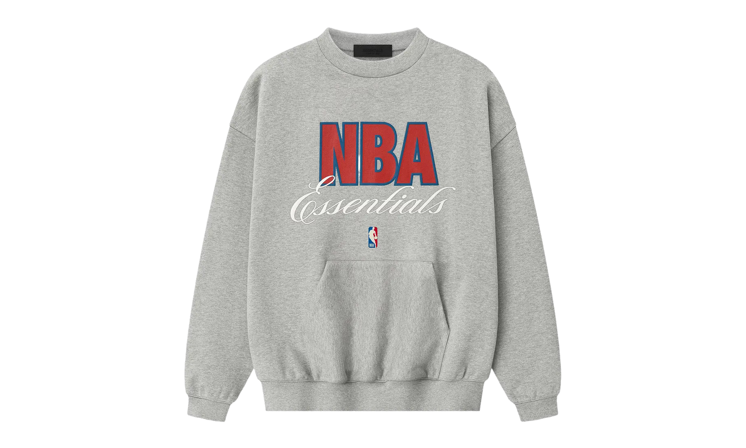 Essentials NBA 90s Crewneck Sweatshirt "Concrete Heather" 192NB256803F