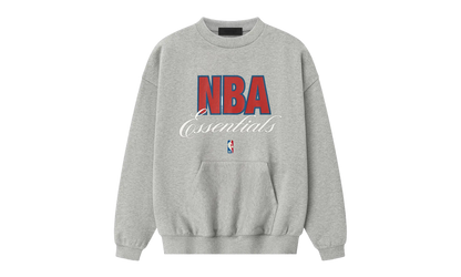 Essentials NBA 90s Crewneck Sweatshirt "Concrete Heather" 192NB256803F
