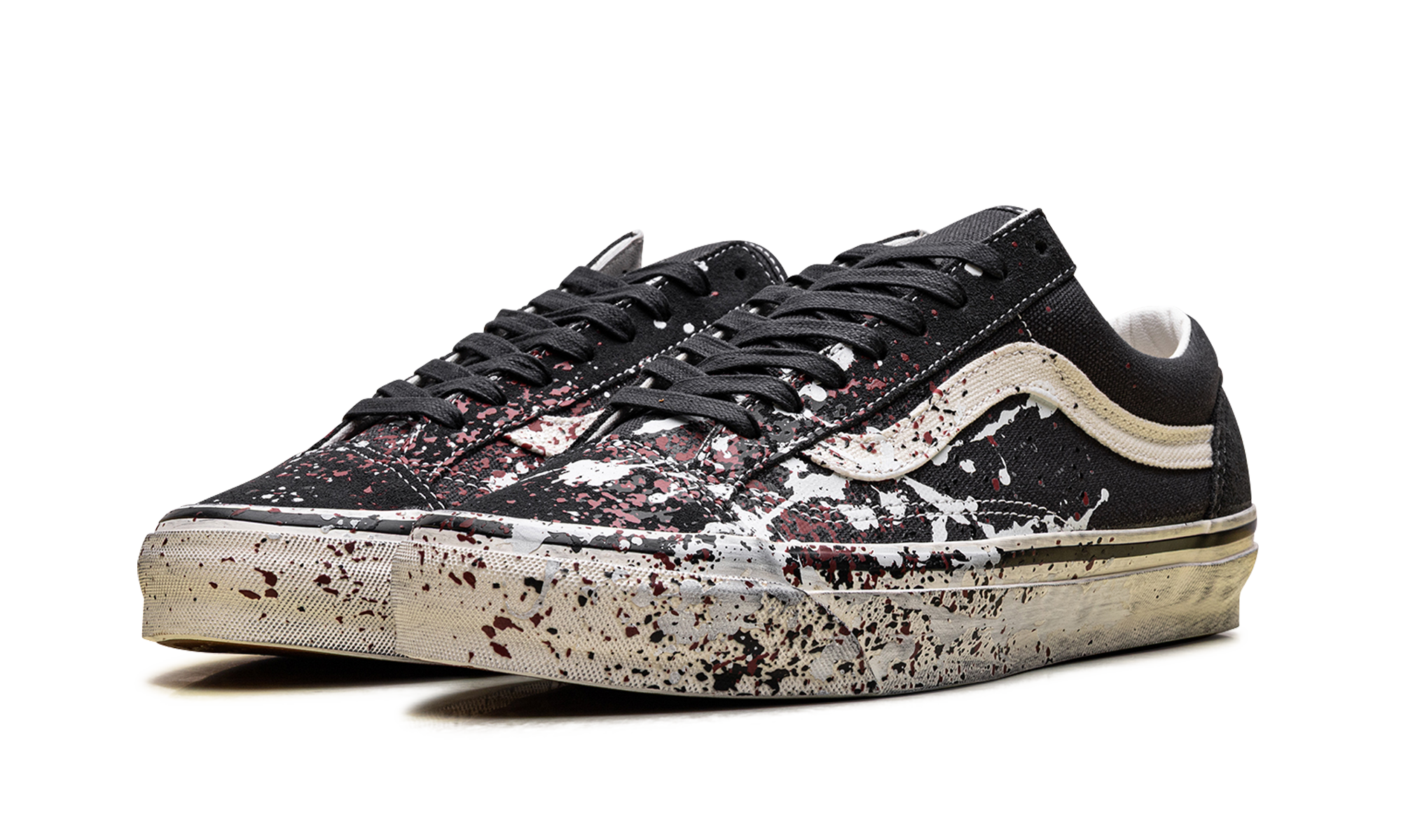 Premium Old Skool 36 “Paint Splatter Charcoal Grey” Secondary image
