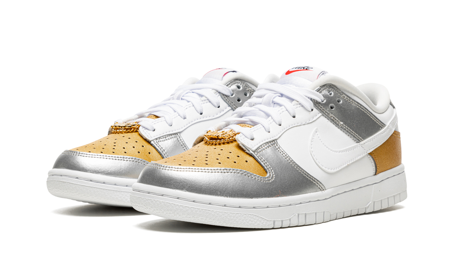 DUNK LOW WMNS "Gold White Silver" DH4403 700