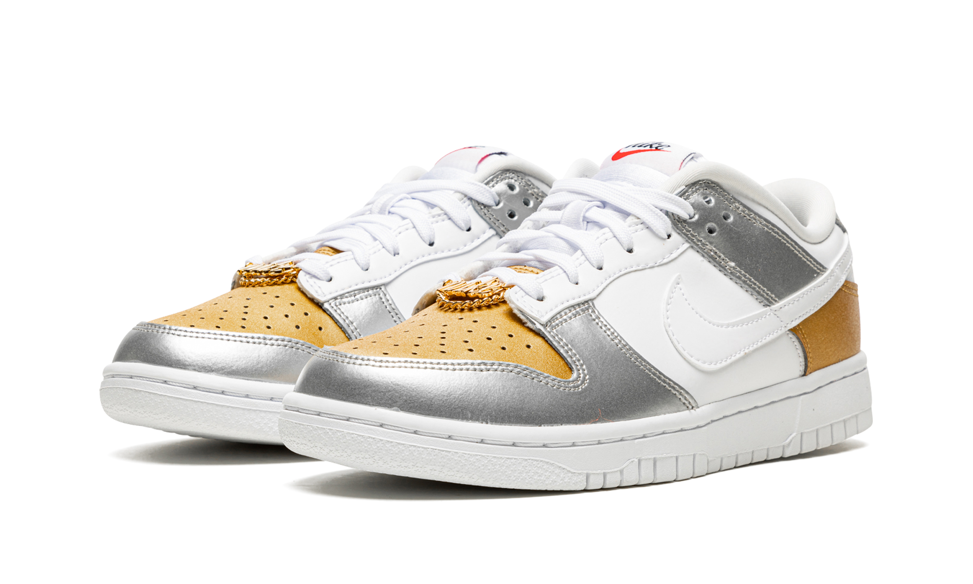 DUNK LOW WMNS "Gold White Silver" DH4403 700