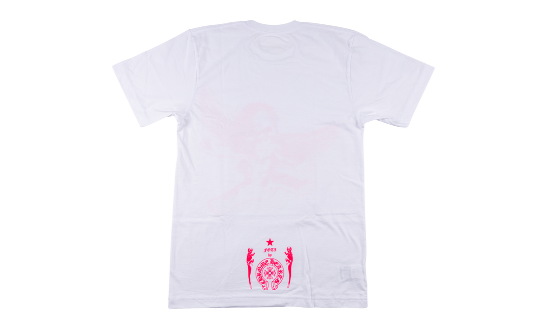 SS26 Pink Foti Tee "White" CHRM0781