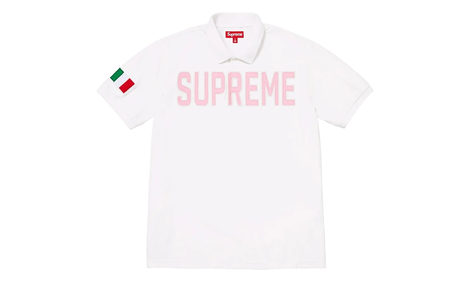 Twill Appliqué Polo "FW25 - White" SU27550