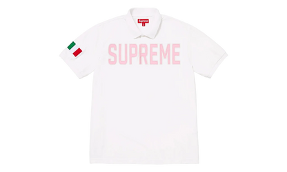 Twill Appliqué Polo "FW25 - White" SU27550