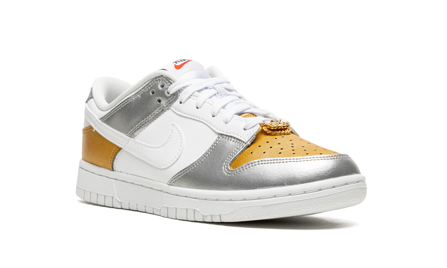 DUNK LOW WMNS "Gold White Silver" DH4403 700
