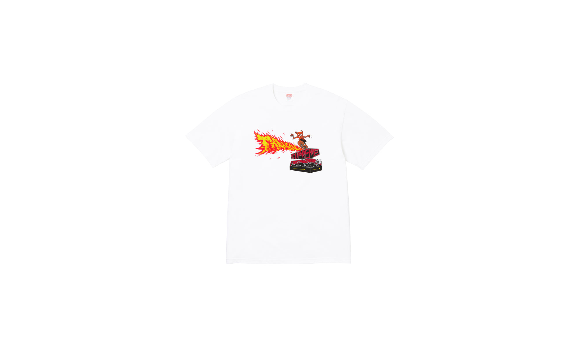 Thrasher® Back Tail Tee "FW24 White" SU647
