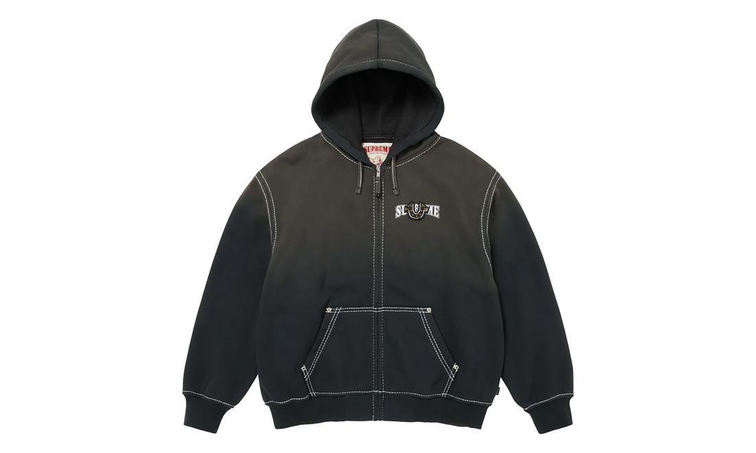 True Religion® Zip Up Hooded Sweatshirt "FW25 - Black" SU26474
