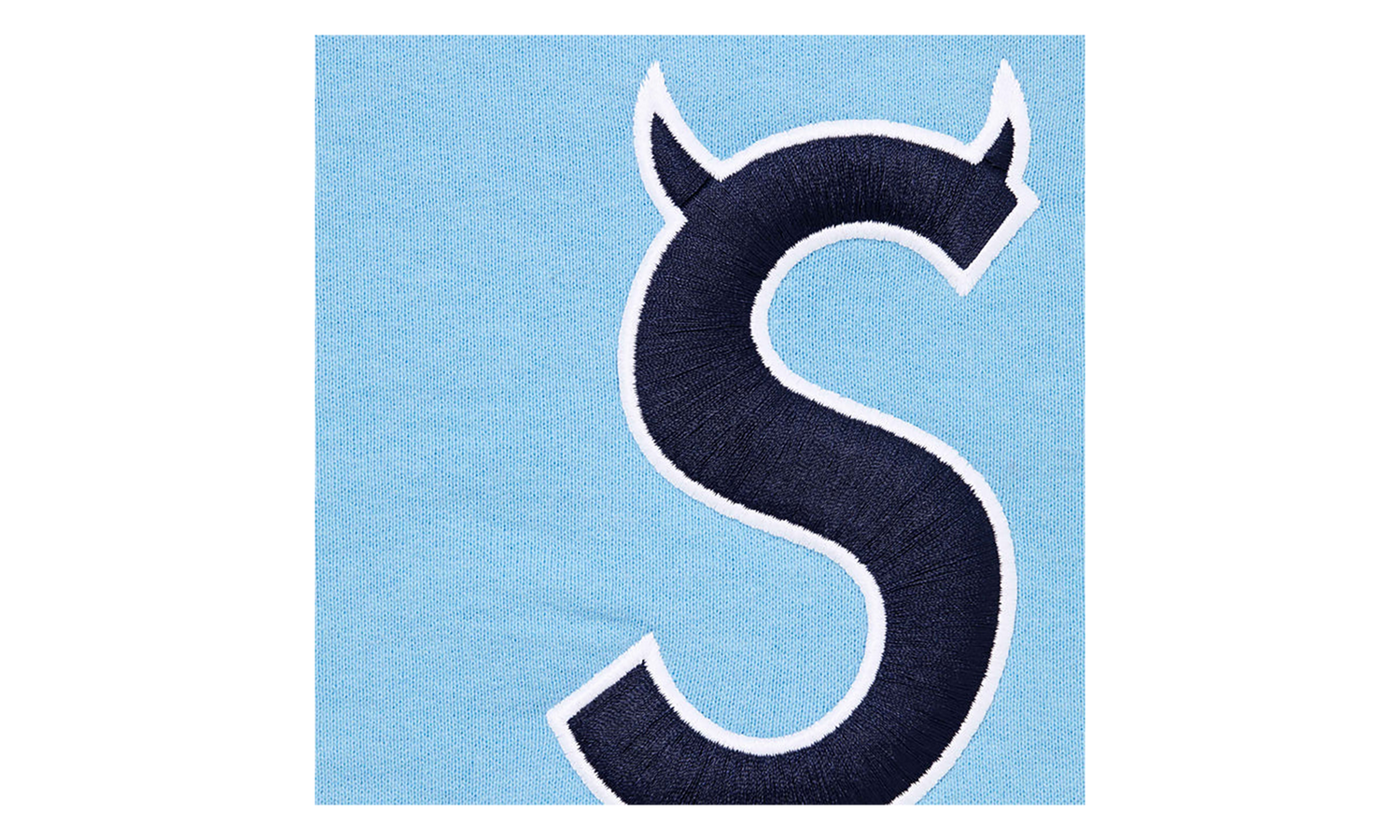 Devil S Logo Zip Up Hooded Sweatshirt "SS26- Light Blue" SU27310