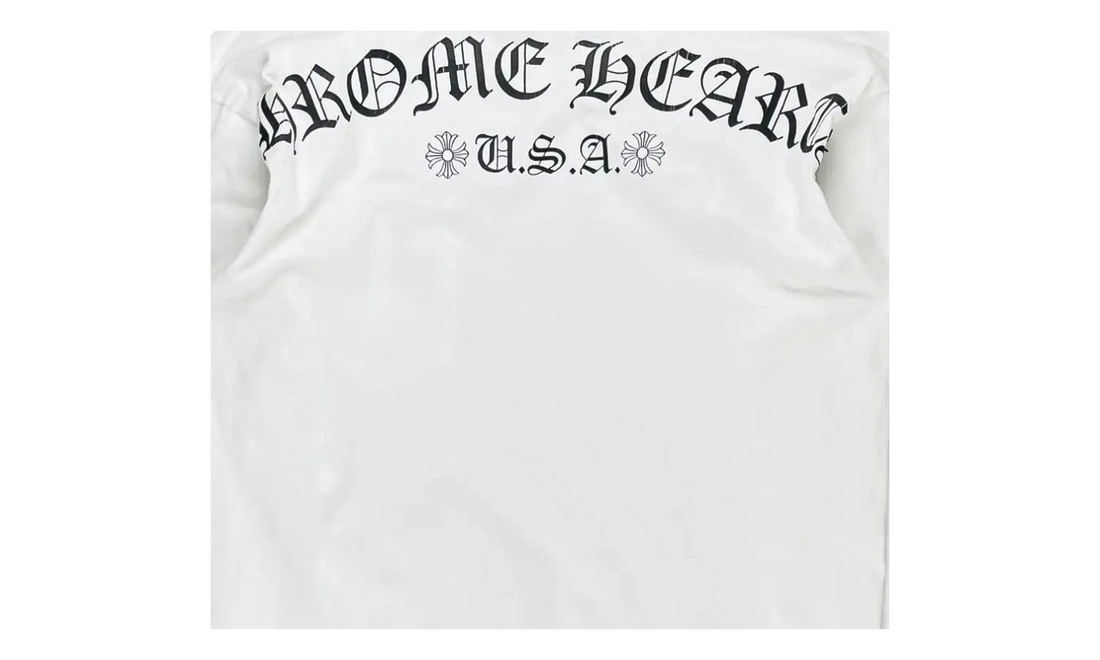 U.S.A Shoulder Logo Long Sleeve Shirt "White" CHRM1608