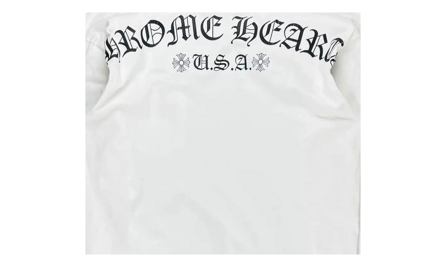 U.S.A Shoulder Logo Long Sleeve Shirt "White" CHRM1608