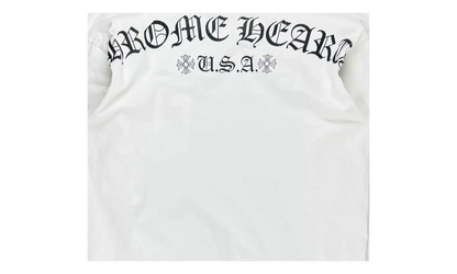 U.S.A Shoulder Logo Long Sleeve Shirt "White" CHRM1608
