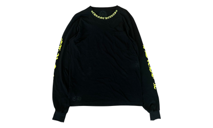 Neck Logo Longsleeve T-Shirt "Black / Yellow" CHRM0748