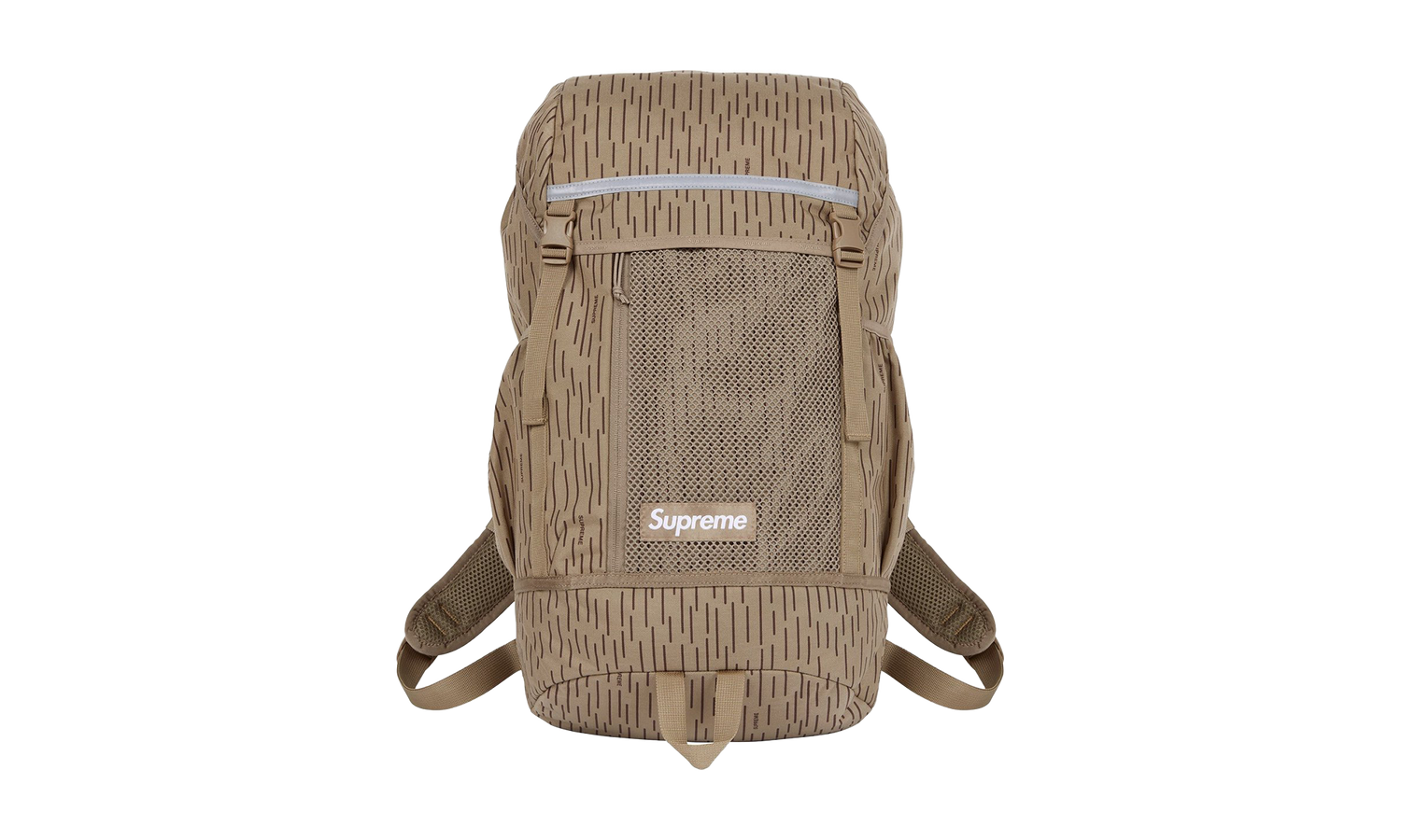 Supreme Logo Backpack "FW24 - Tan Raindrop" SU25622