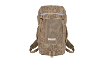 Supreme Logo Backpack "FW24 - Tan Raindrop" SU25622