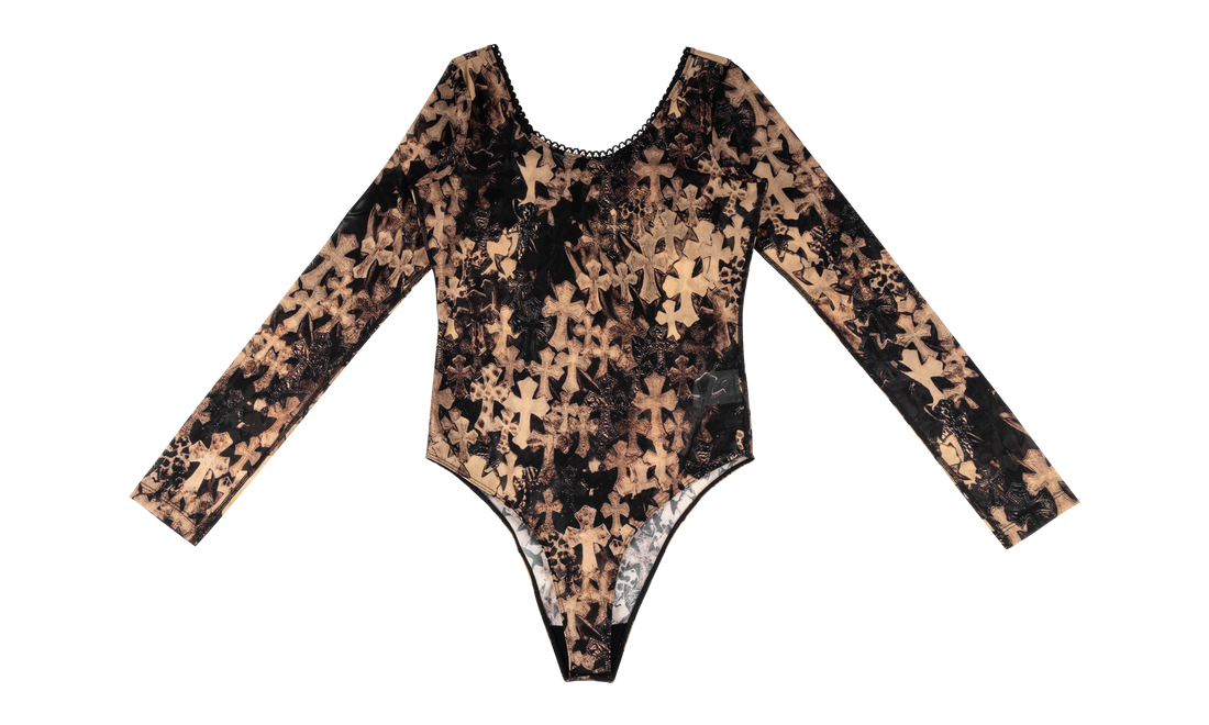 Cross Sheer Mesh body shirt WMNS "Multicolor" CHRM1315