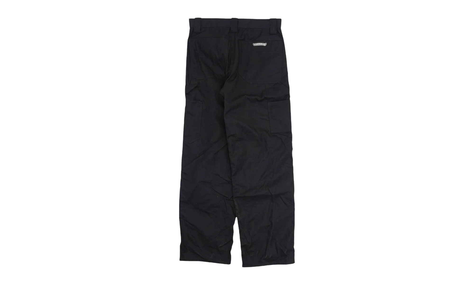 Waxed Double Knee Carpenter Pants (Double Hardware) "Black" CHRM1717