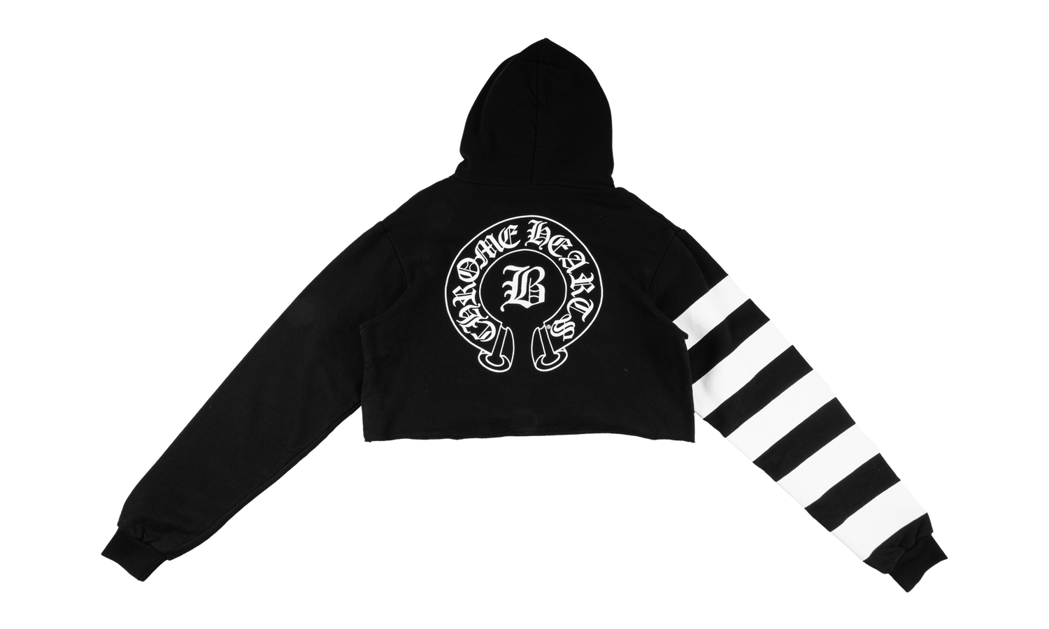BELLA HADID CROPPED HOODIE WMNS "BLACK" CHRM1288