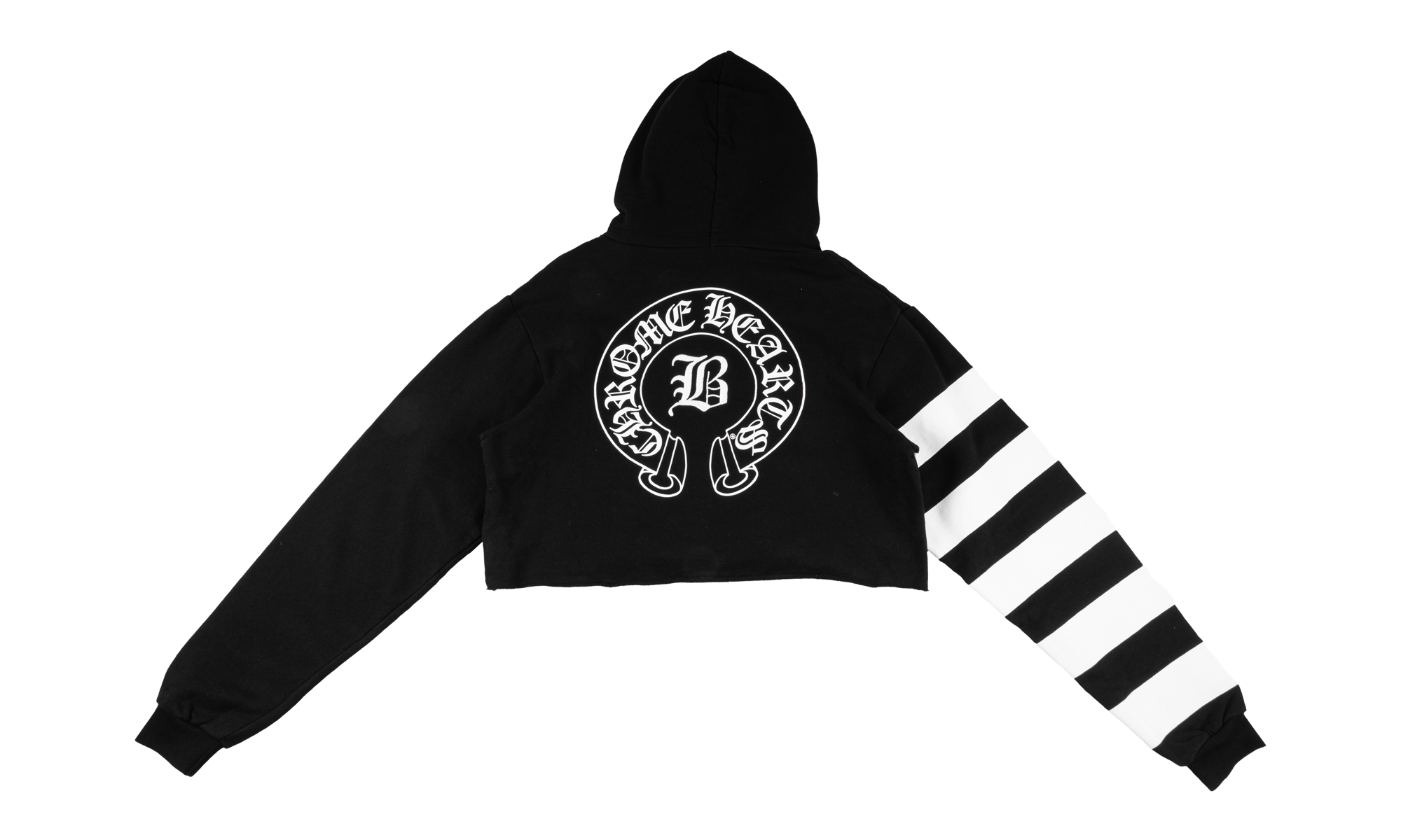 BELLA HADID CROPPED HOODIE WMNS "BLACK" CHRM1288